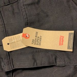 Black Size 8 Levi's Jeans super skinny